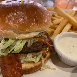 Cheddar BBQ Burger**