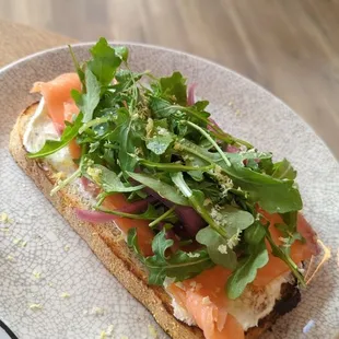 Smoked Salmon Toast