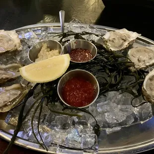 Service of Freshly Shucked Rappahannock Oysters