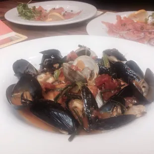 Steamed Mussels