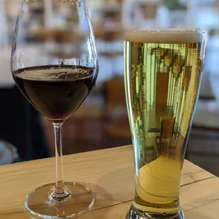 Beers and wines of your choice