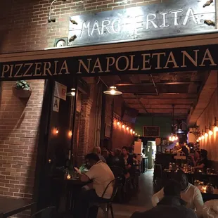Front of the Margherita restaurant.