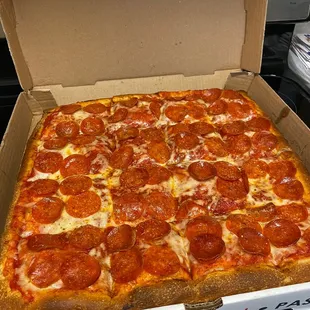 Sicilian square pizza