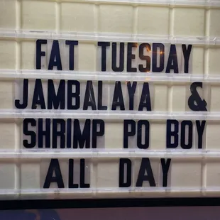 Current specials