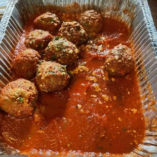 Delicious meatballs