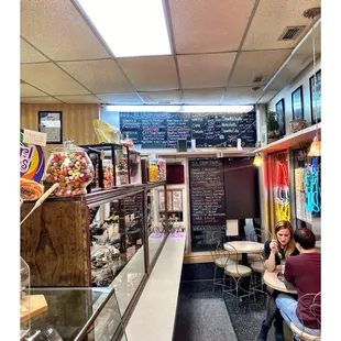 Inside Margie&apos;s Candies.Montrose Ave,Chicago, IL . Old School (Since1921) Ice Cream /Candy Shop Great Staff Great Friendly Service.Cool!