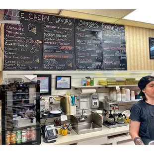 Inside Margie&apos;s Candies.Montrose Ave,Chicago, IL . Old School (Since1921) Ice Cream /Candy Shop Great Staff Great Friendly Service.Cool!