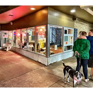 Outside Margie&apos;s Candies.Montrose Ave,Chicago, IL . Old School (Since1921) Ice Cream /Candy Shop Great Staff Great Friendly Service.Cool!