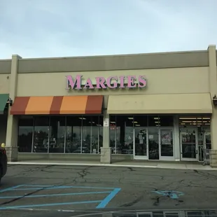 the front of the store