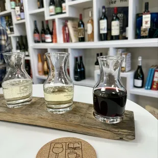 Dry wine flight