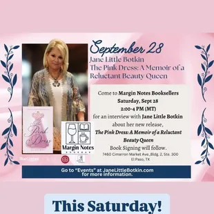 Author interviews/signings