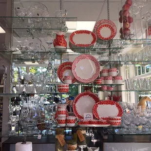 Glassware and dishes