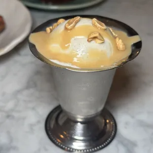 Vanilla Sundae, Miso Fudge, Peanuts ($12)