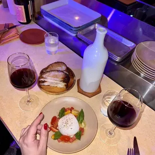 Burrata and Malbec