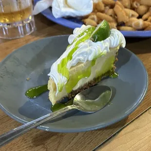 Key lime pie - the crust was yummy!