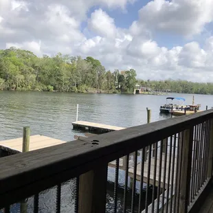 View looking down the river