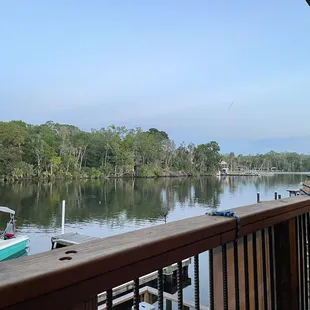 Table next to the Homosassa River