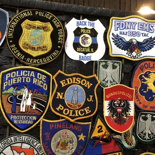 Police patches - I found my old hometown