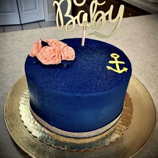 Gender reveal cake