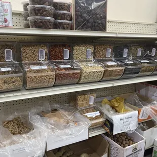 Variety of items to choose from.