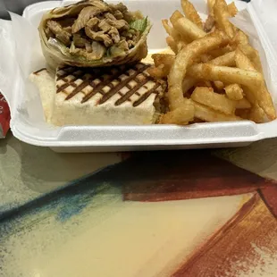 Shwarma wrap!!!