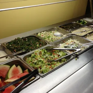 interior, salads