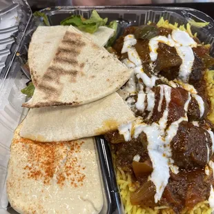 So yummy! Kofta Lunch Platter
