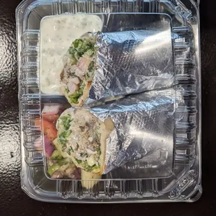 Falafel wrap