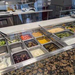 salads, interior