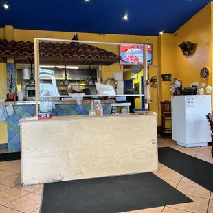 a view of the kitchen