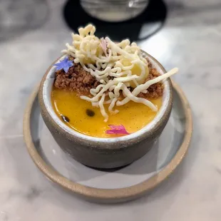 Passionfruit and White Chocolate Mousse
