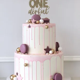 a three tiered cake