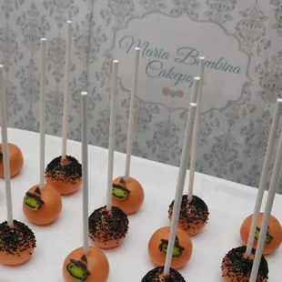 a platter of cake pops