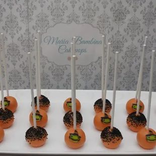 a platter of cake pops