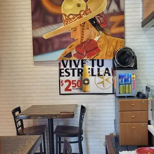 the interior of a mexican restaurant
