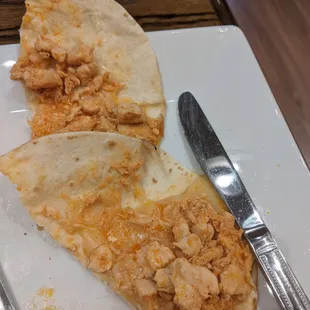 Canned quesadillas a la carte