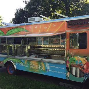 Spotted the Maria Bonita food truck at Metcalfe Park.