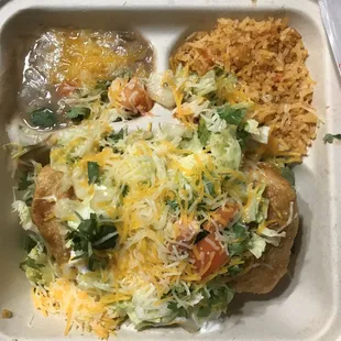 Steak Chimichanga Plate