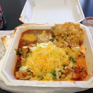 6/23/16 Maria Bonita Lunchwagon  (hnl)-Chix &amp; beef enchiladas $11.