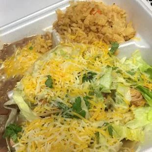 Dude these tacos were stuffed!