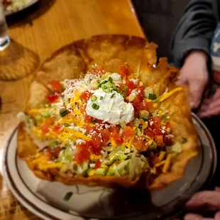 Totopo with shredded beef