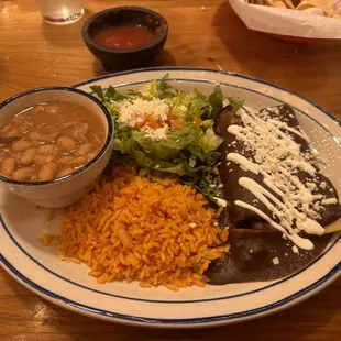 Chicken Mole Enchiladas