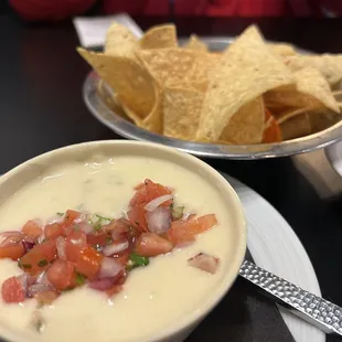 Queso dip! Nice and spicy!