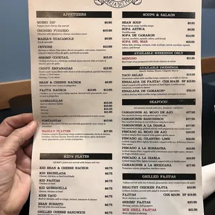 menu, sushi and sashimi