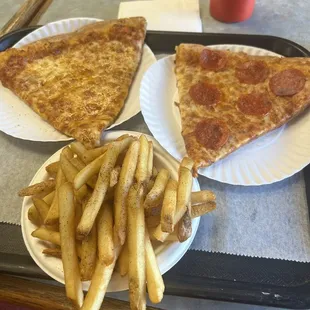 Pizza & fries