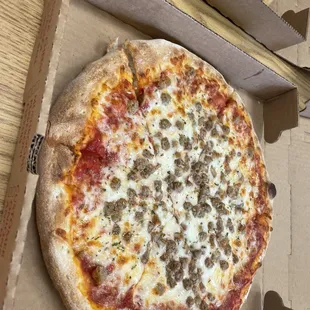 12 inch sausage that is one of 2 for $17.99. Great before game dinner option for 2
