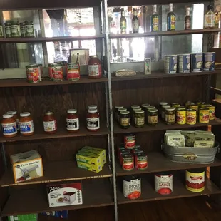 Italian grocery items