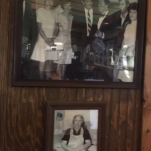 Second generation on top and yes, that's Sinatra in the group; Bottom photo, Maria herself