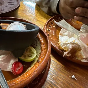 We recommend plate is completely clean delicious menudo spicy  just perfect fajitas amazing seasoning