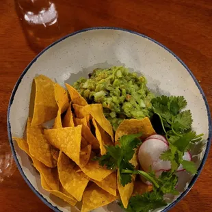 Chips and guacamole